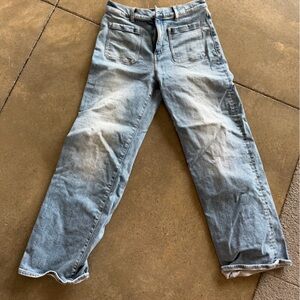 Madewell The Emmett Wide Leg Jeans in Atlin Wash. size 29 regular. Like new!